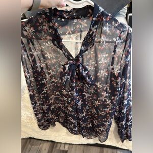Zara Woman Floral Blouse